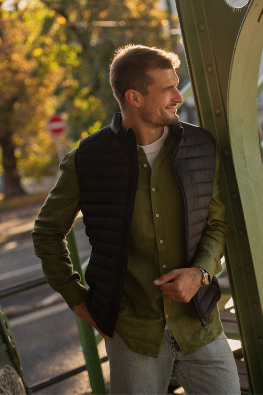 Outfit by Marek Shirt Moss green SS25