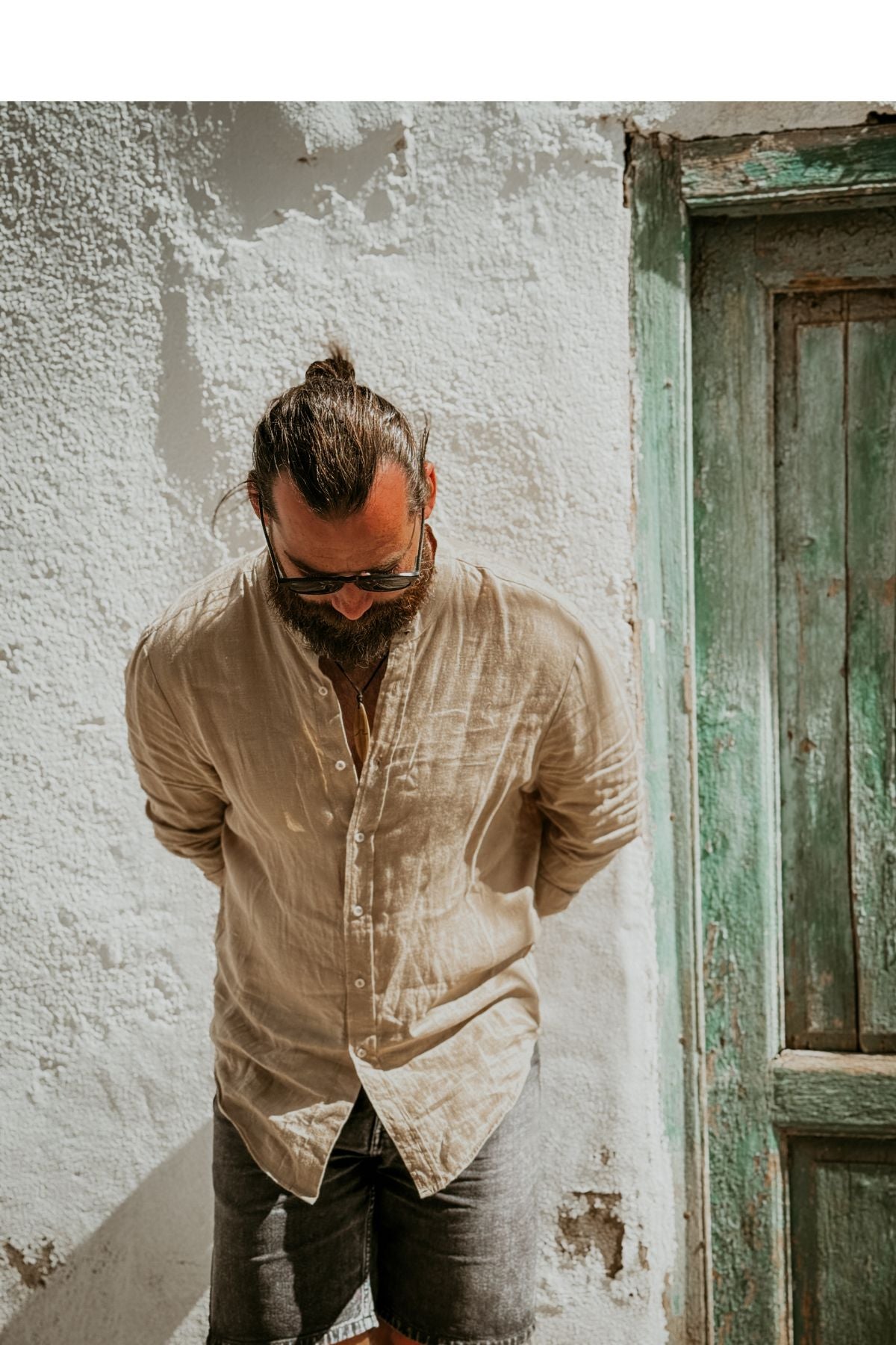 Outfit by Tomáš linen shirt Beige natural