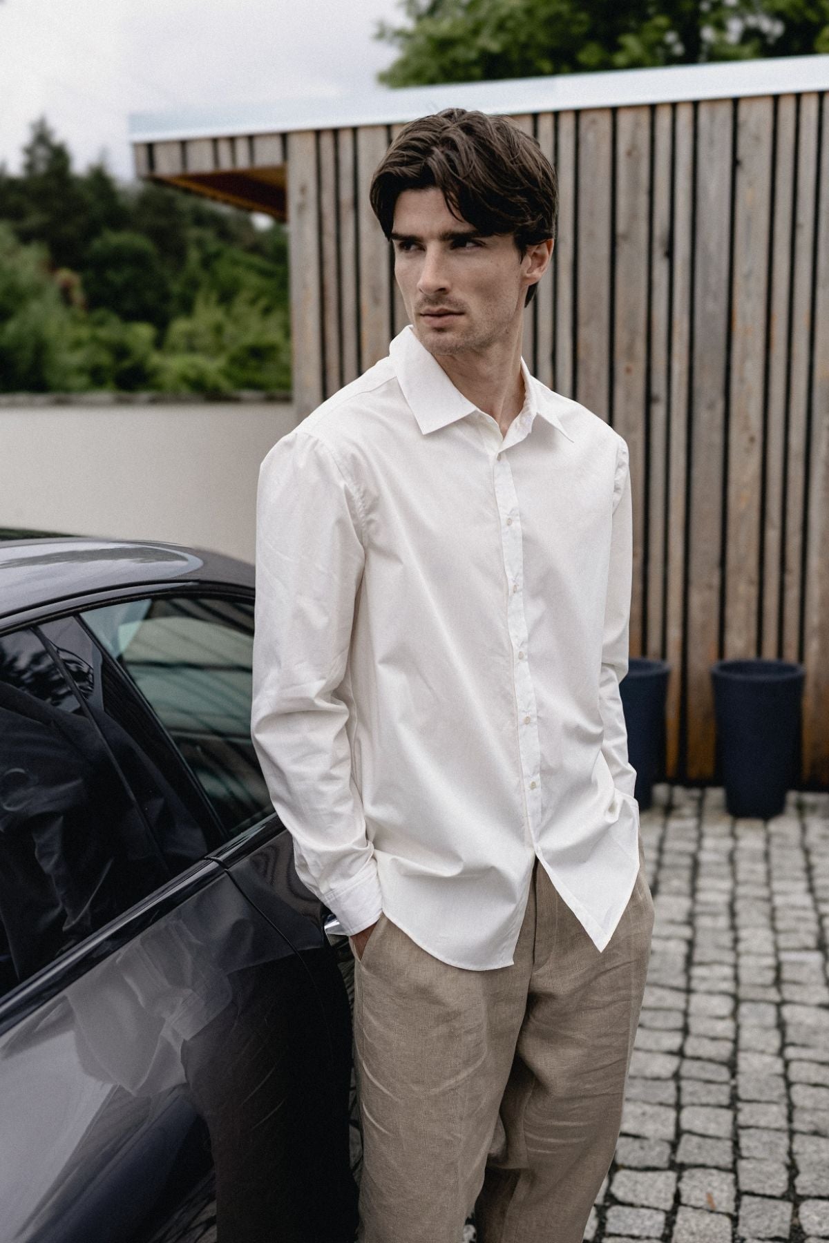 Outfit by Patrik | Linen pants & Organic cotton shirt