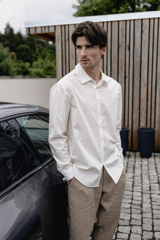 Outfit by Patrik | Linen pants & Organic cotton shirt