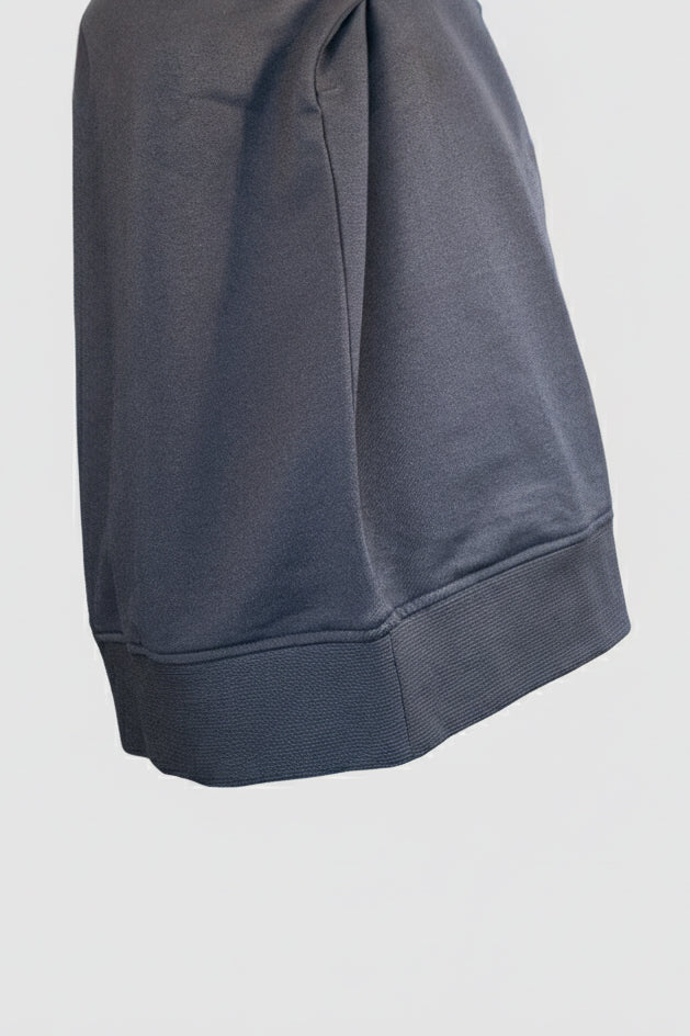 Pánská Mikina High neck Deep blue Loose fit - update