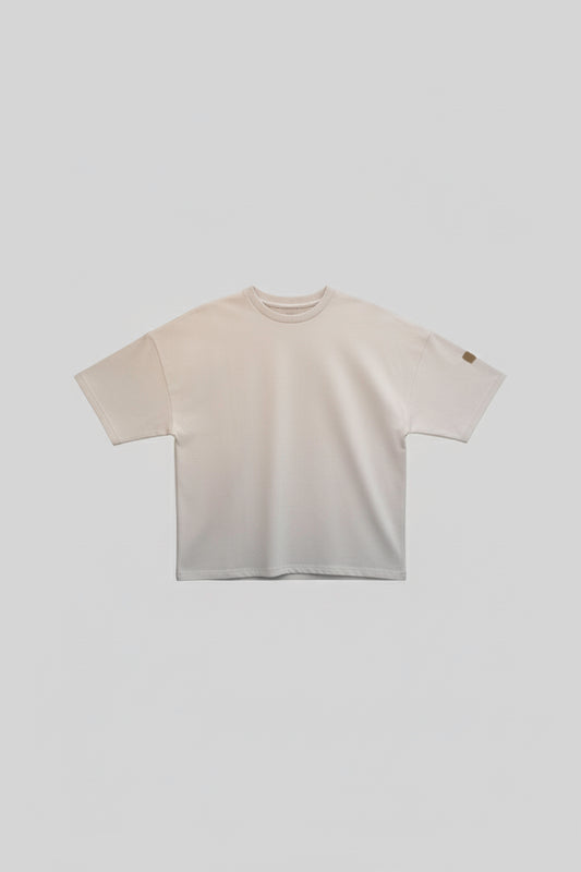 Pánske mikinové tričko z biobavlny Pearl gray - loose fit