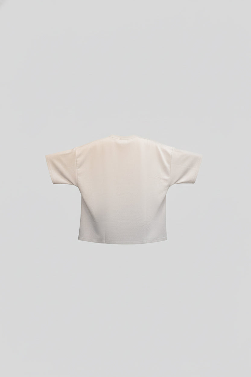 Męska bluzka typu sweatshirt z biobawełny Pearl gray - loose fit