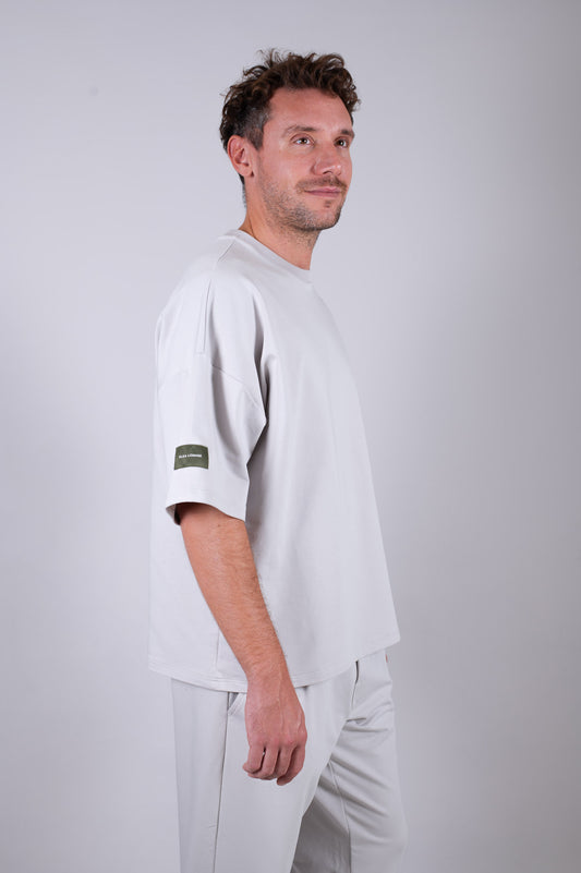 Pánské mikinové tričko z biobavlny - loose fit