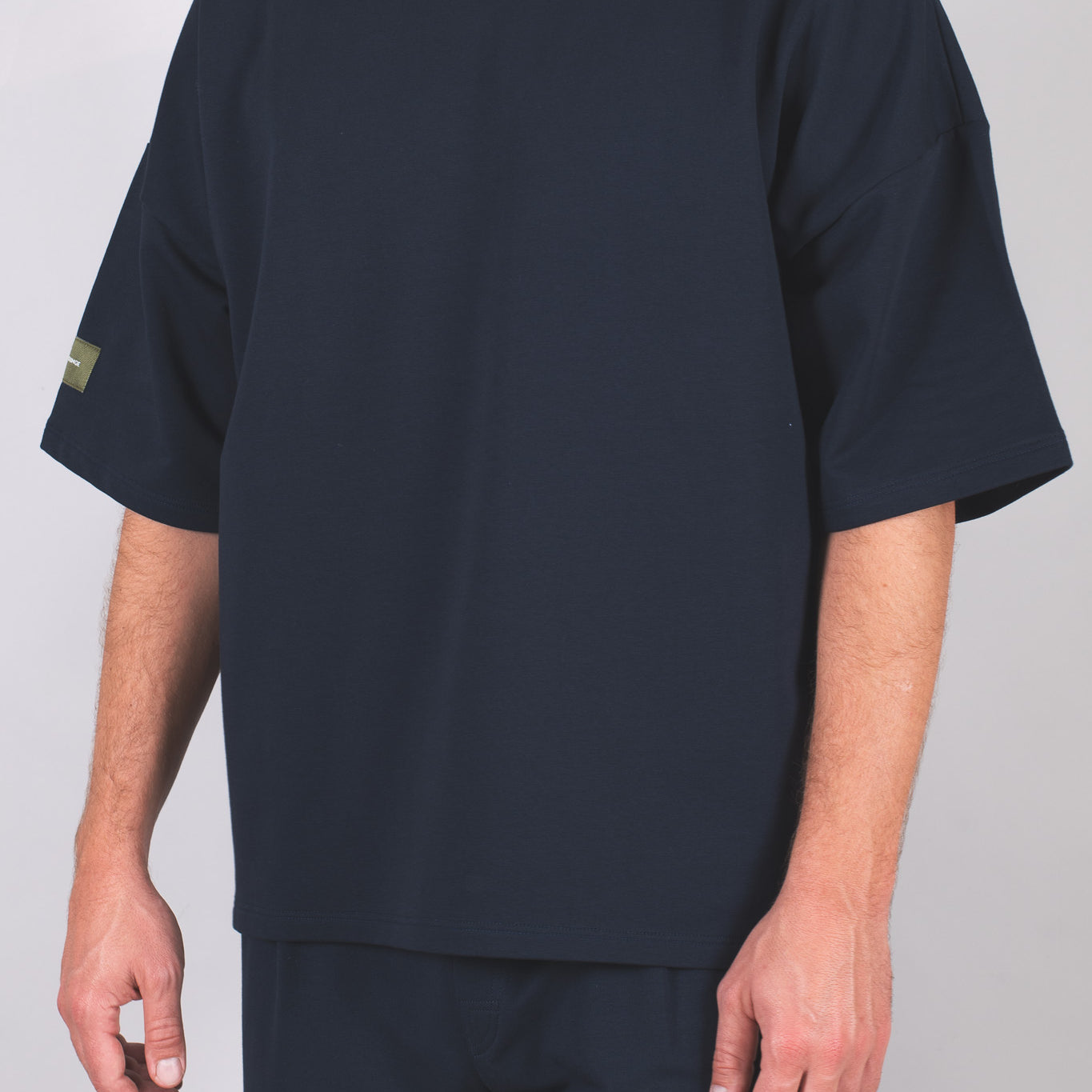 Pánské mikinové tričko z biobavlny - loose fit