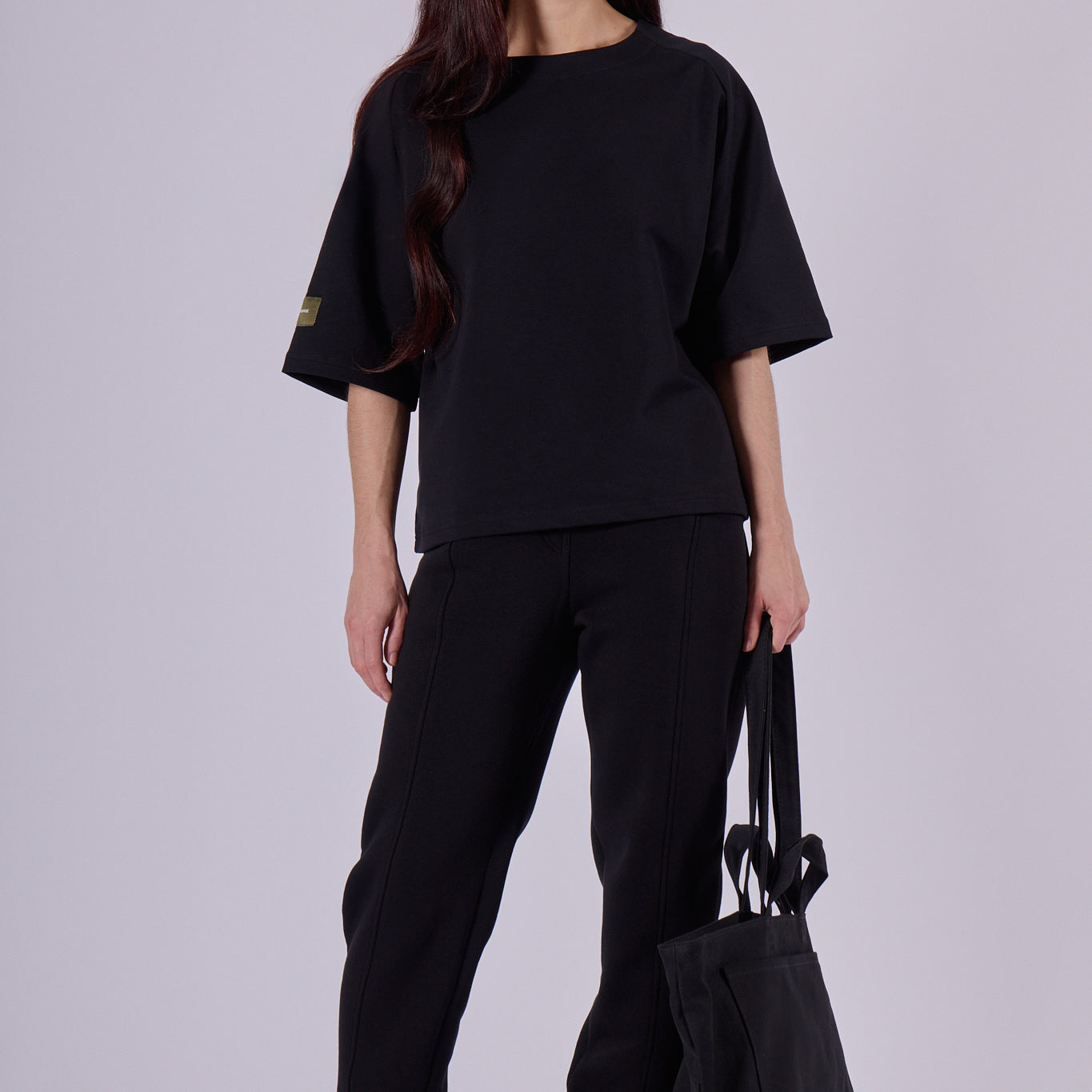 Dámský mikinový top z biobavlny - loose fit