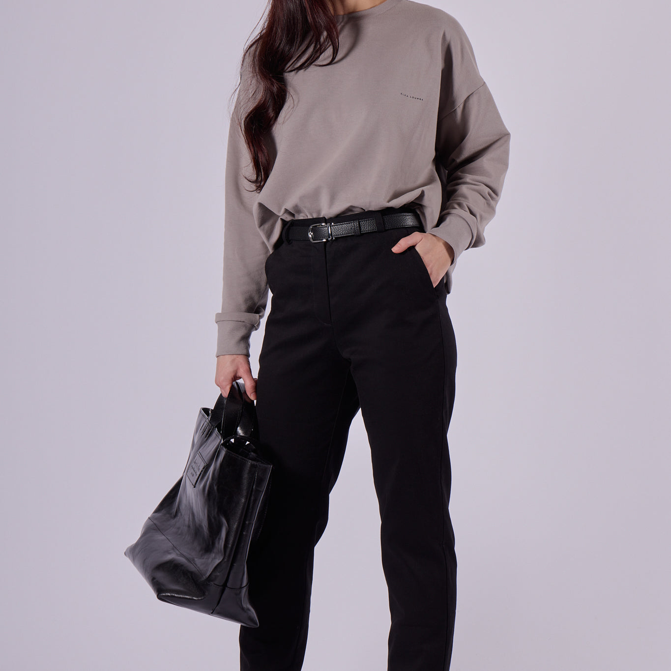 Women Sweatshirt organic cotton brushed - Oversized