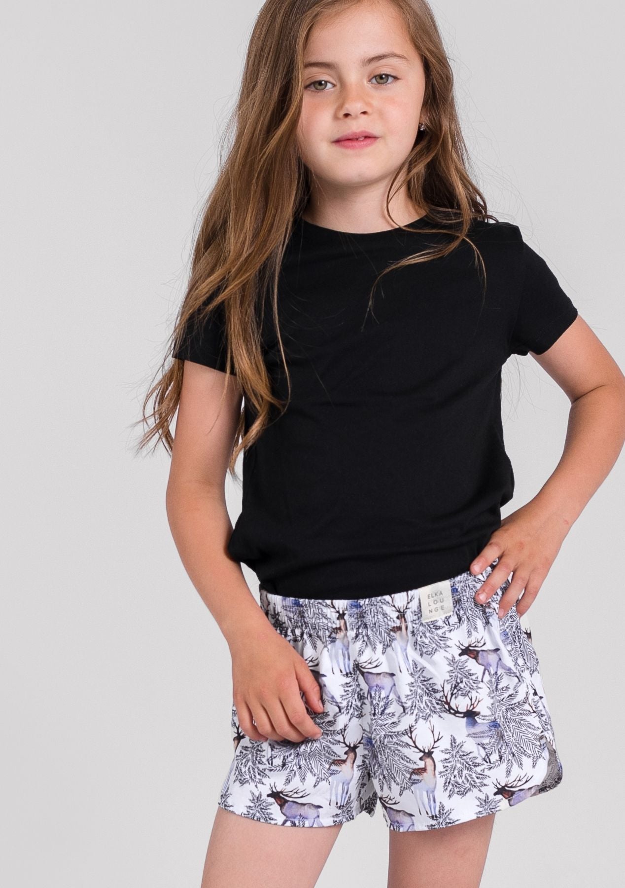 Kids Boxershorts Purple deers