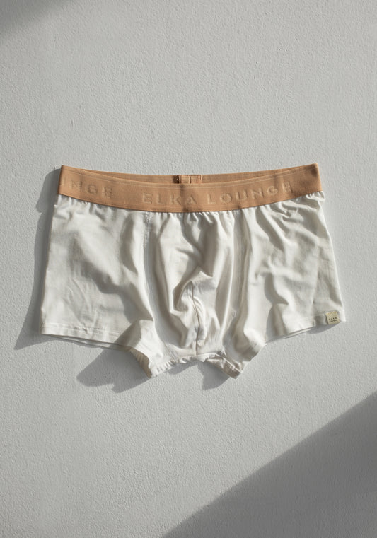 Pánske Boxerky White - Beige