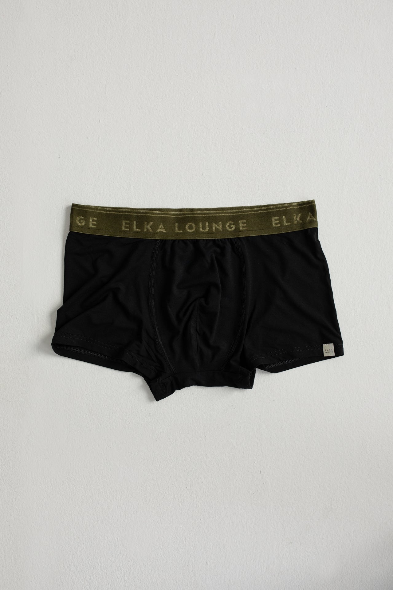Pánské Boxerky Khaki - Black Lounge