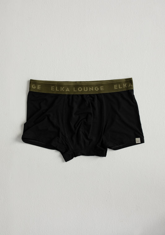 Pánské Boxerky Khaki - Black Lounge