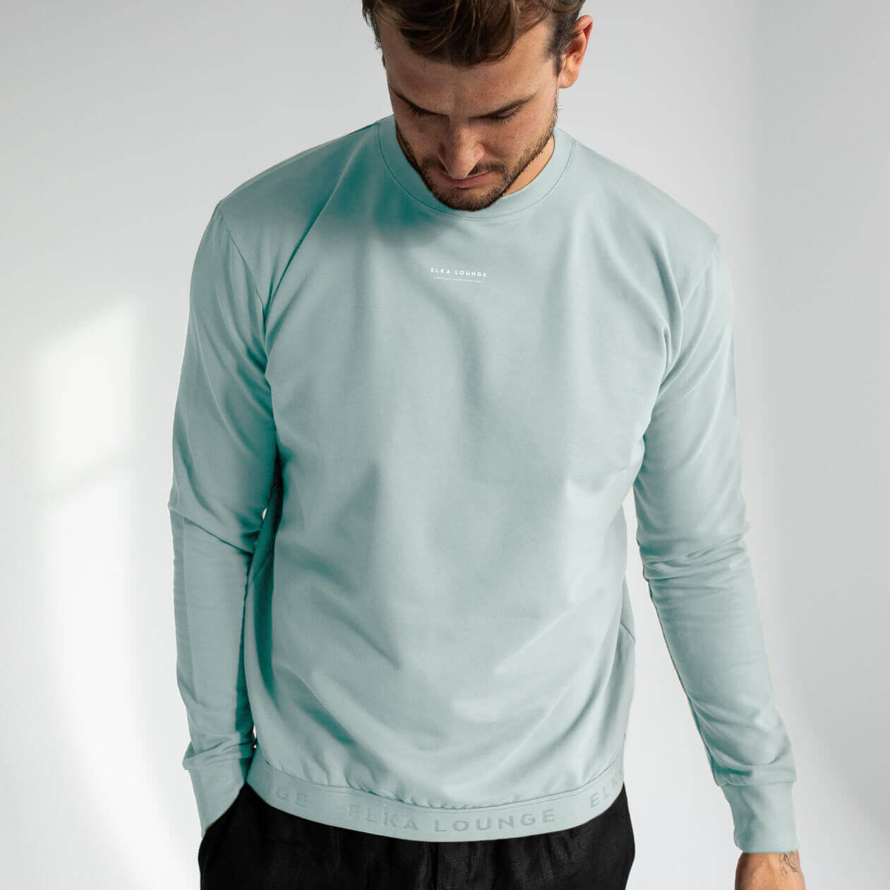 Men Sweatshirt organic cotton brushed - regular