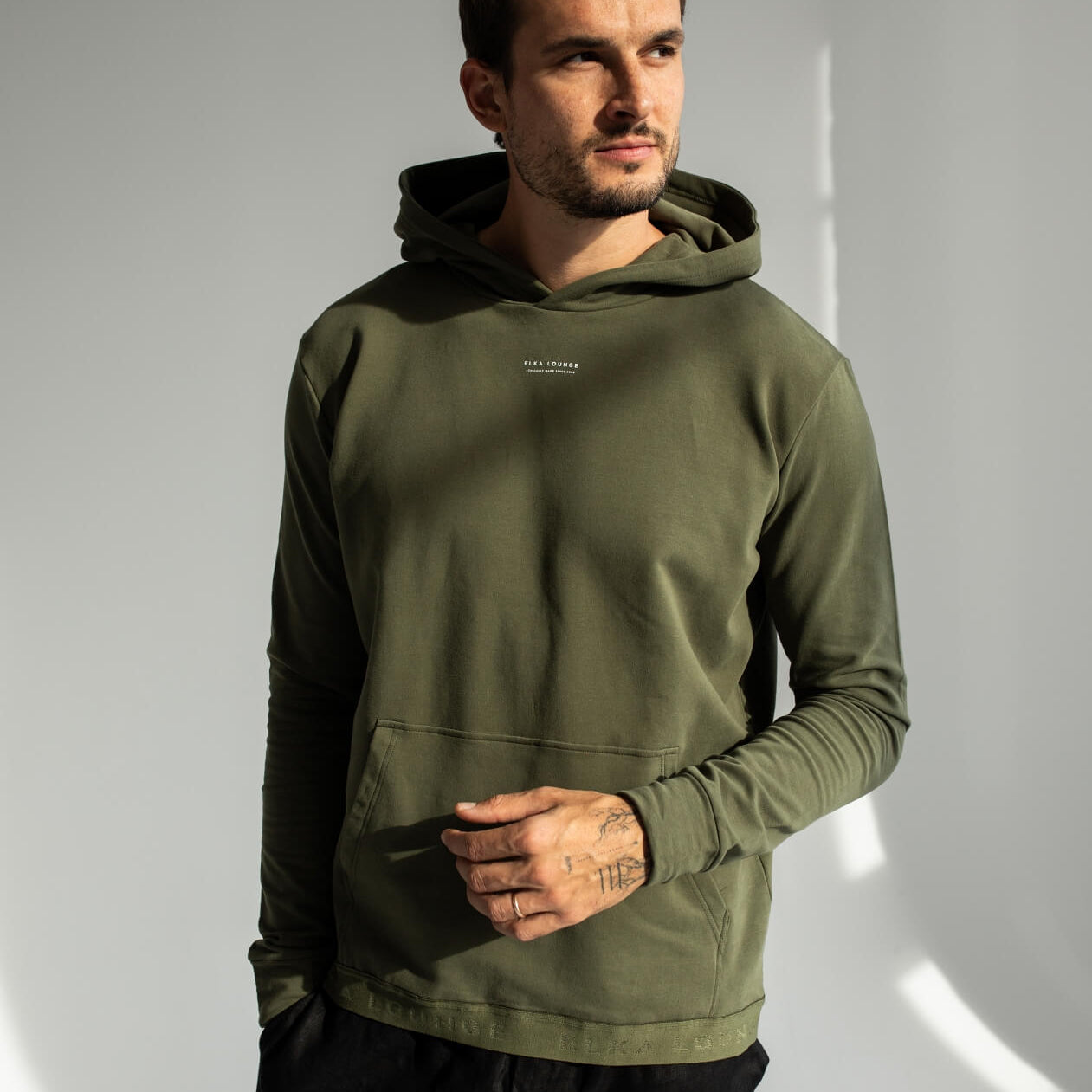 Men sweatshirts organic cotton brushed - regular