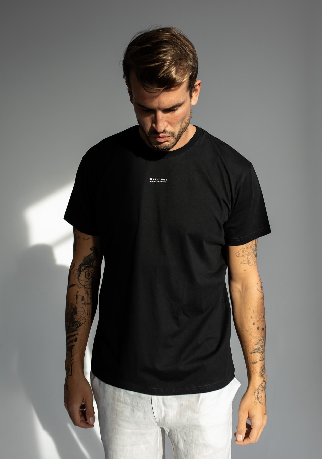 Pánské tričko z biobavlny Black regular
