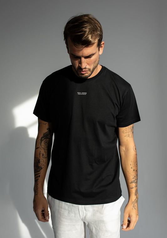 Pánske tričko z biobavlny Black regular