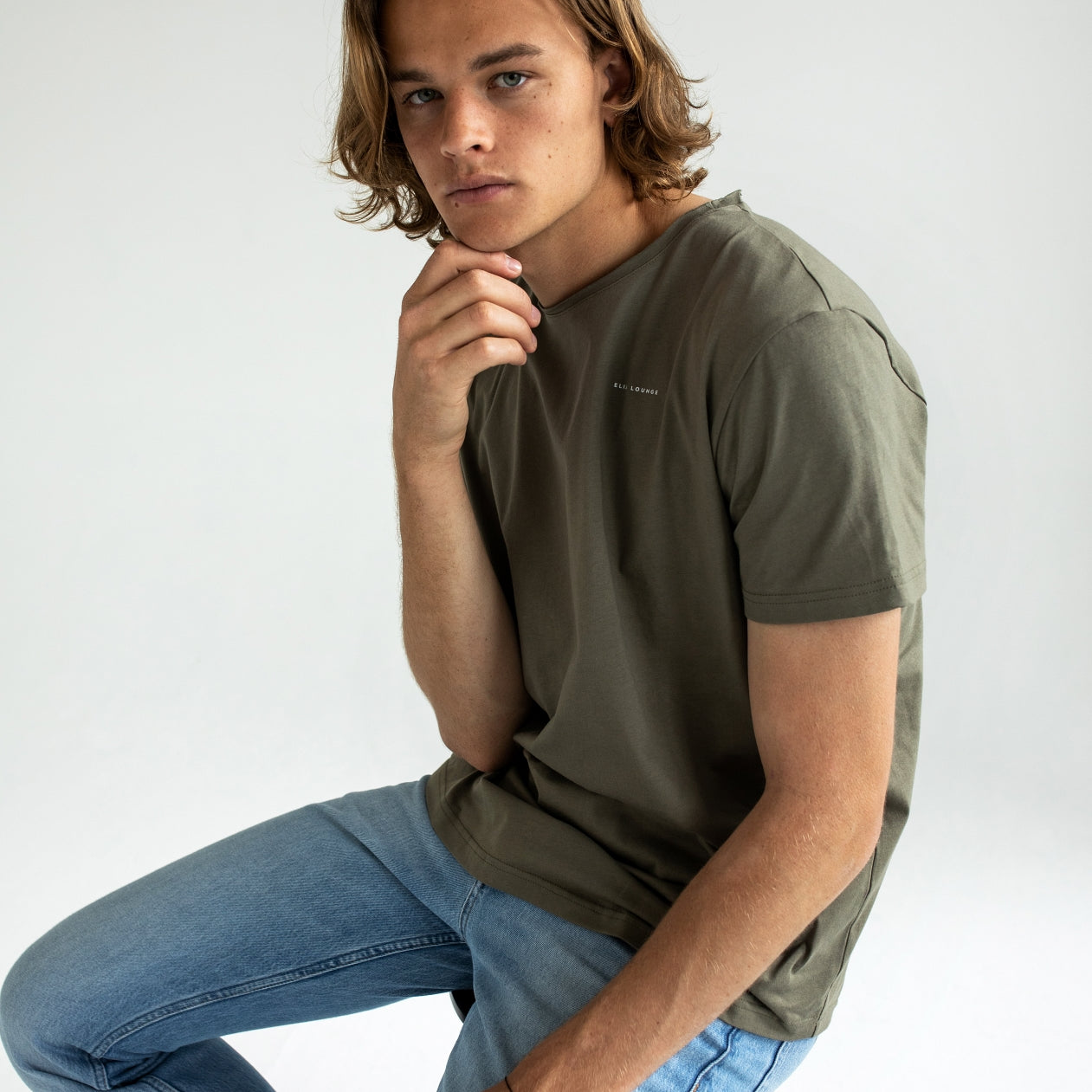 Pánské tričko z biobavlny - slim fit