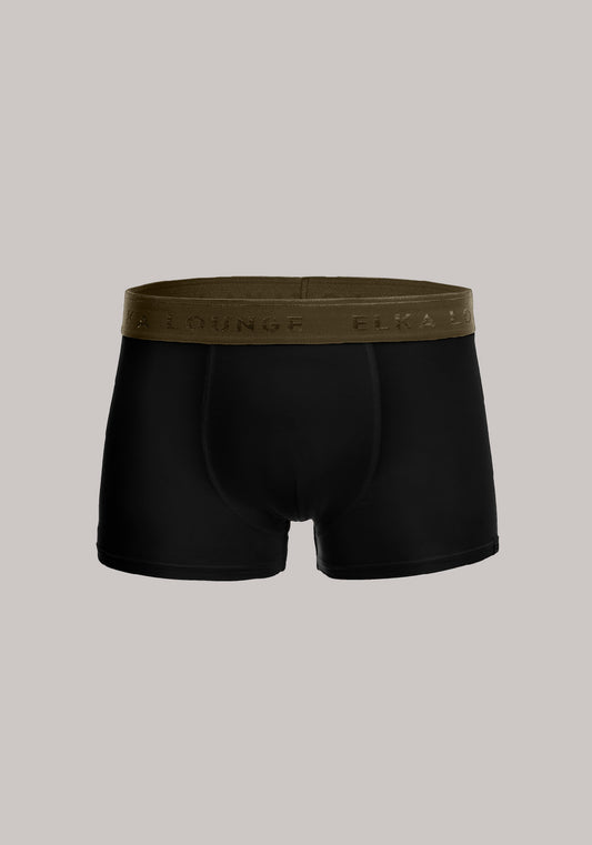 Pánske Boxerky Khaki - Black Lounge