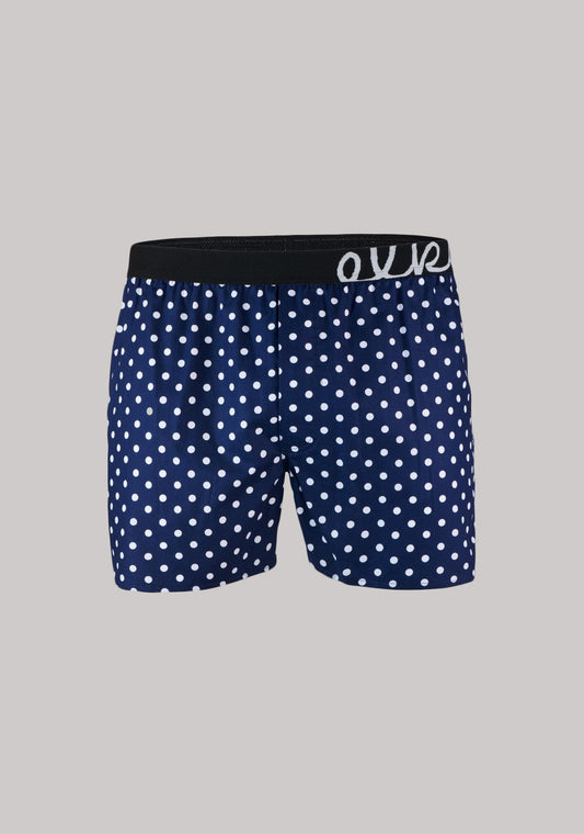 Pánske kraťasy-trenírky active Blue with polka dots