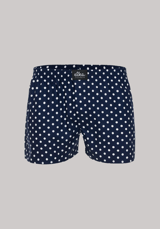 Pánske kraťasy-trenírky Blue with polka dots