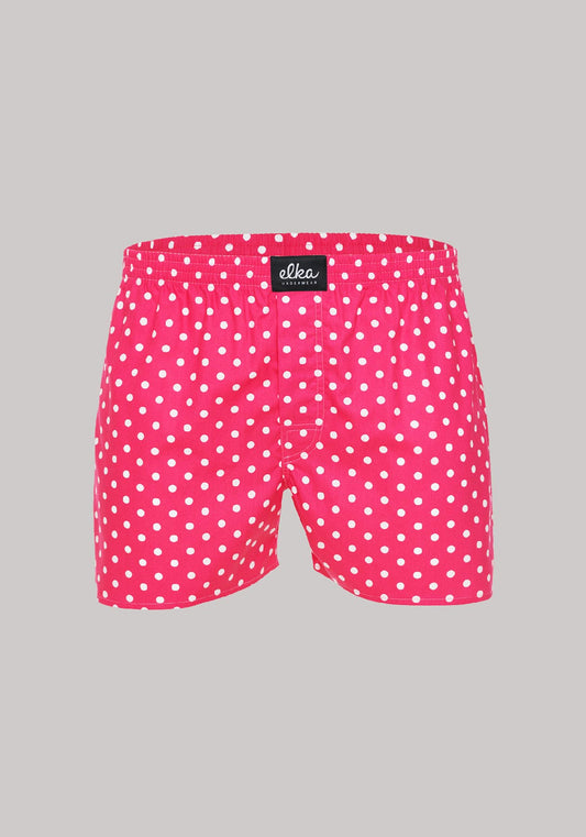 Pánske kraťasy-trenírky Pink with polka dots
