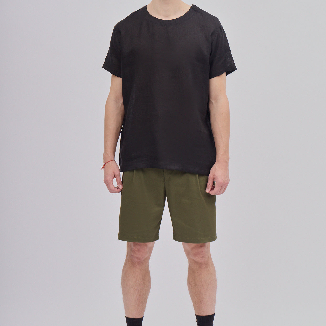 Men's regular linen t-shirt