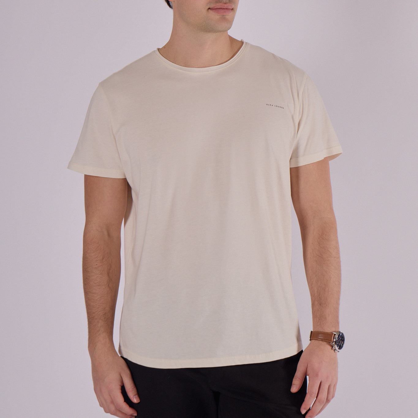 Pánské tričko z biobavlny - slim fit