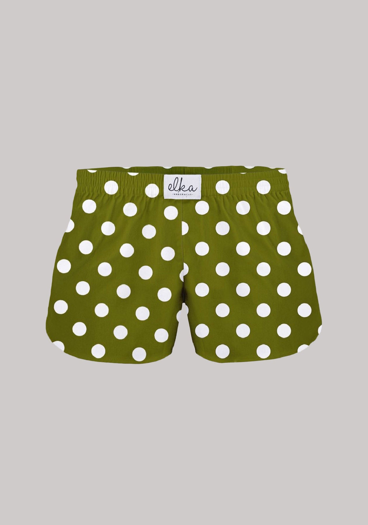 Detské Trenírky Olive with big polka dots