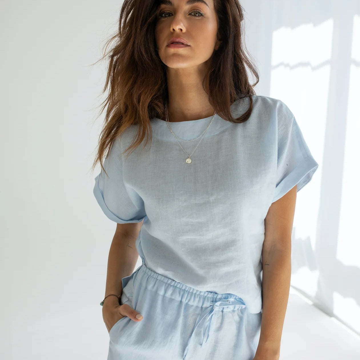 Women's linen top - loose fit