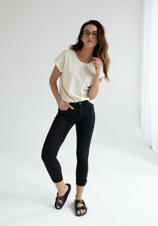 Dámské tričko z biobavlny - loose fit