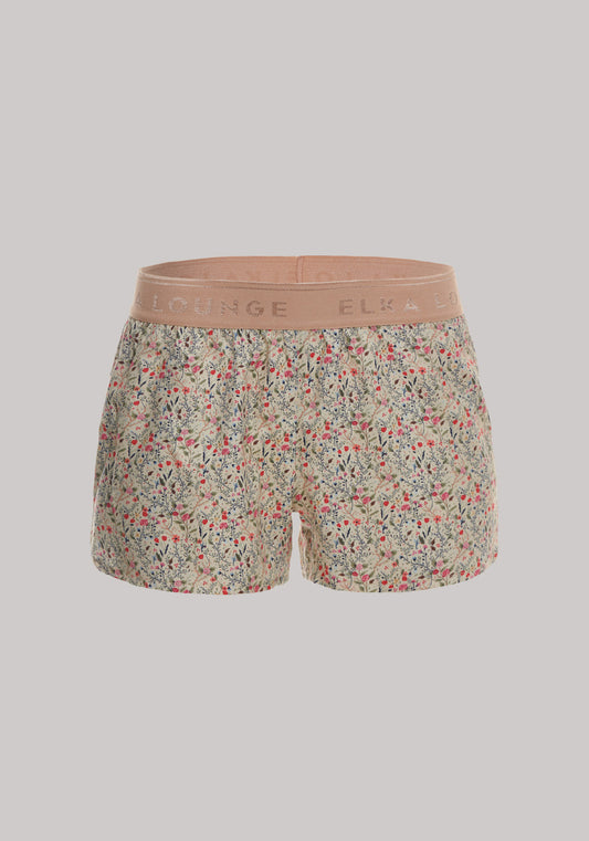 Dámske šortky-trenírky active Beige with flowers