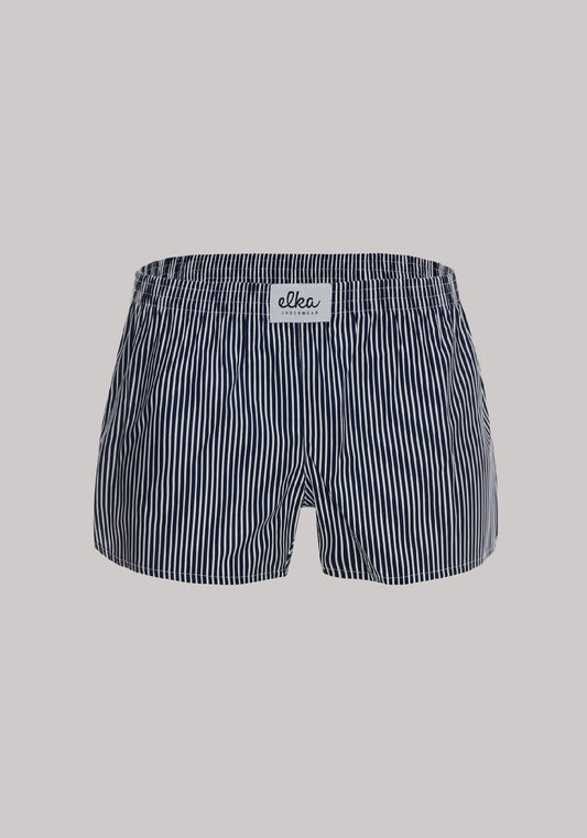 Dámske šortky-trenírky Dark blue with stripes