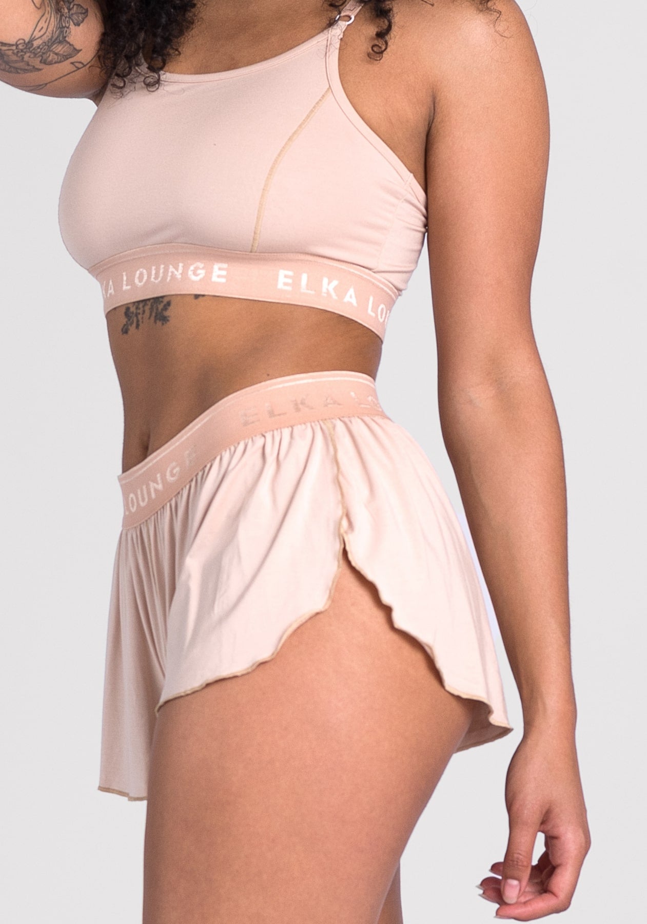 Women shorts lounge Beige
