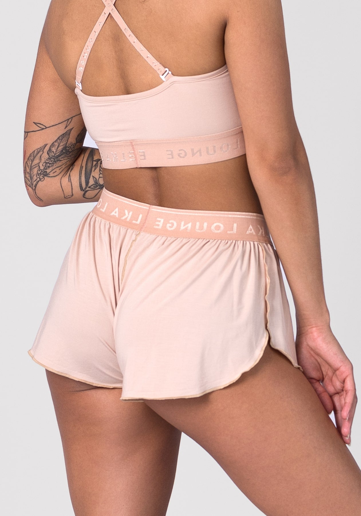 Women shorts lounge Beige