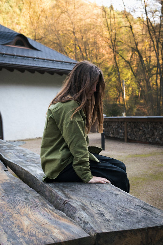 Outfit by Danča | Wide-leg & Classic sweatshirt Black set