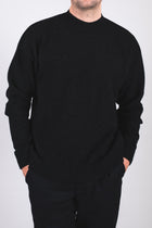 Men’s Wool Sweater Crewneck Regular Fit – Dark Gray