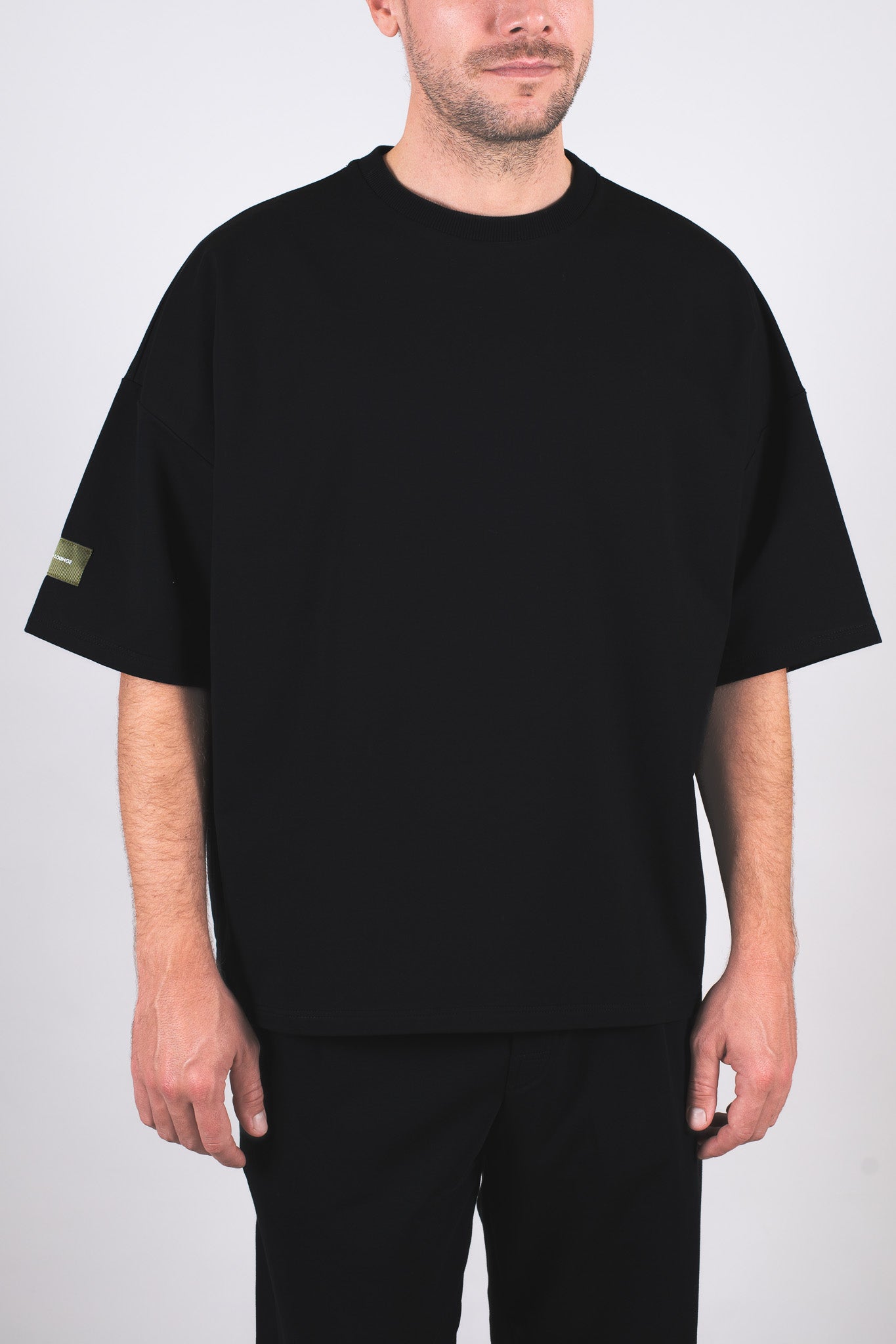 Pánske mikinové tričko z biobavlny - loose fit