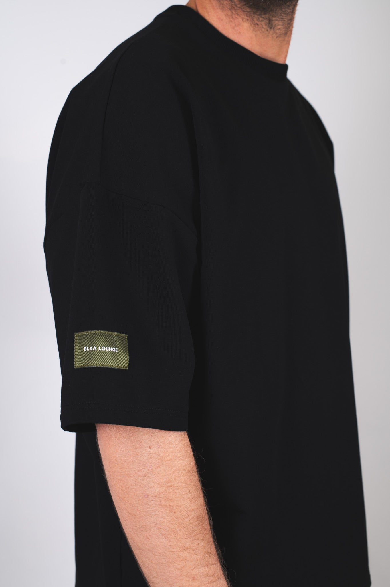 Pánske mikinové tričko z biobavlny - loose fit