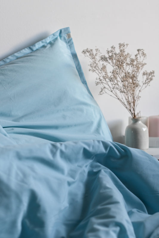 Deco & Home Bio cotton bedding Light blue