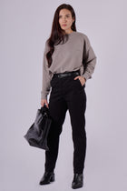 Women Sweatshirt organic cotton brushed - Oversized