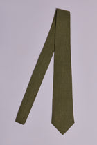 Lněná Slim kravata