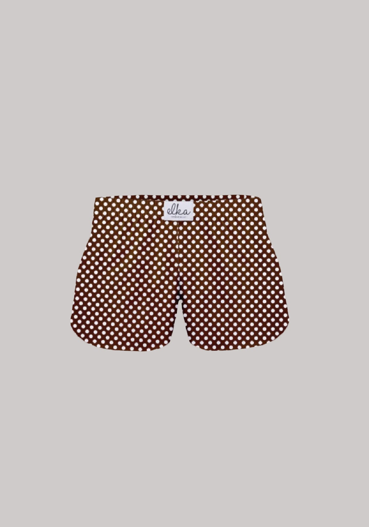 Dětské Trenýrky Brown with polka dots