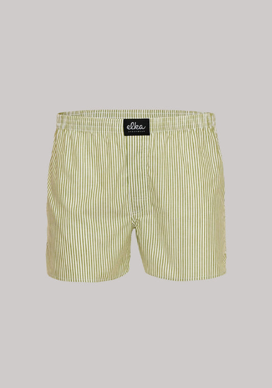 Men's shorts Olive with stripes
