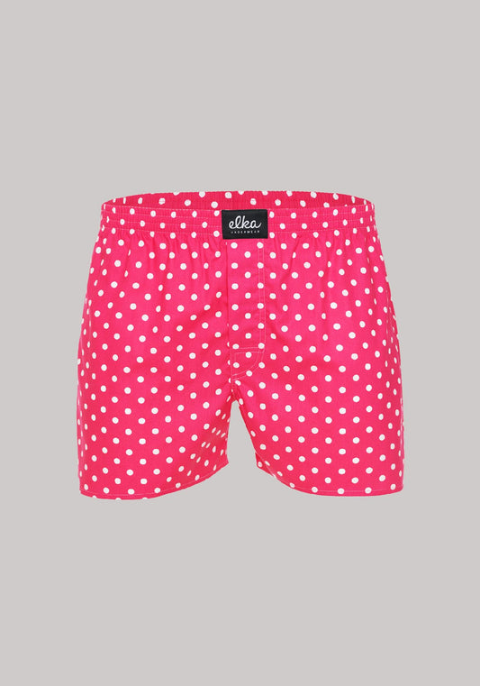 Men's shorts Pink with polka dots