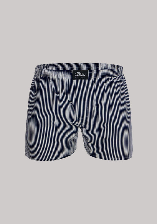Men's shorts Dark blue with stripes