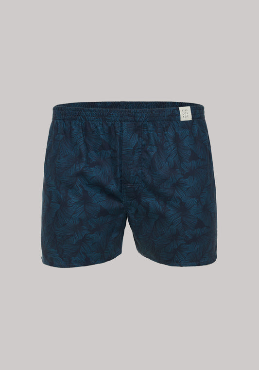 Men's shorts Blue leaves