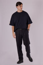 Pánské mikinové tričko z biobavlny - loose fit