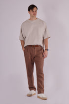 Pánské mikinové tričko z biobavlny - loose fit