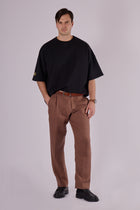 Pánské mikinové tričko z biobavlny - loose fit