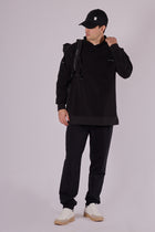 Men sweatshirt organic cotton brushed - Oversized