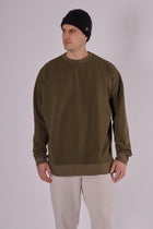 Men Sweatshirt organic cotton brushed - Oversized